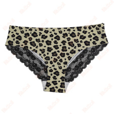 dark yellow leopard panties sexy